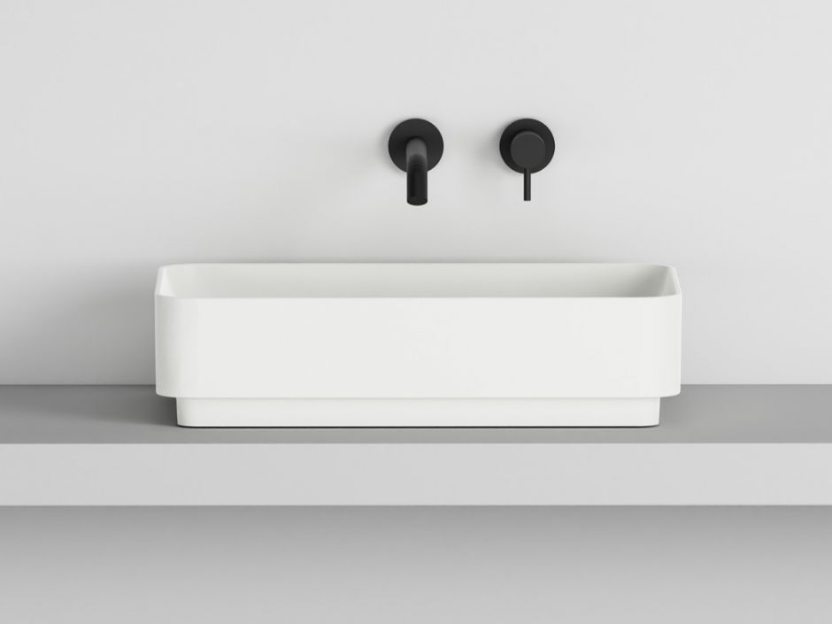 Накладная раковина Cielo Mare MRLAR прямоугольная, 60х38х15 см ФОТО