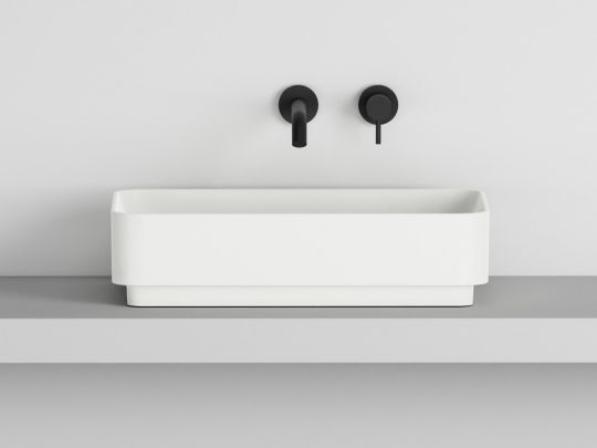 Накладная раковина Cielo Mare MRLAR прямоугольная, 60х38х15 см схема 4