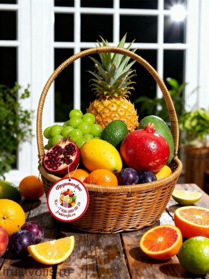 Фруктовая корзина  ассорти