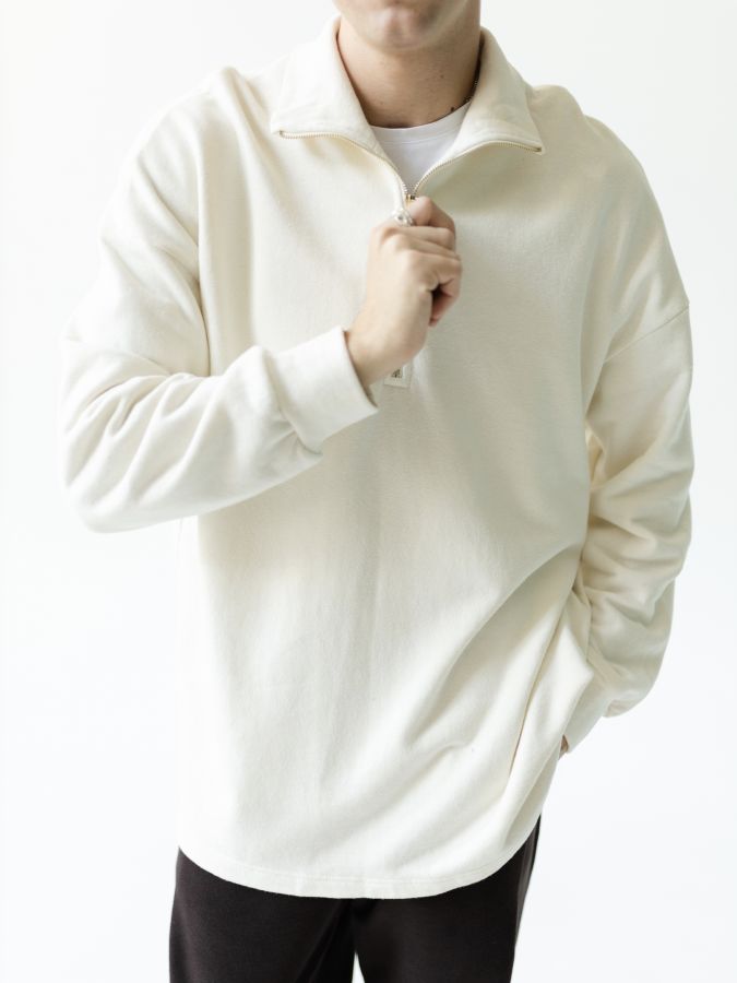 Кофта-анорак из конопли