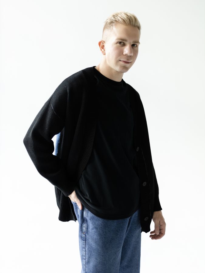 Кардиган с космонавтом