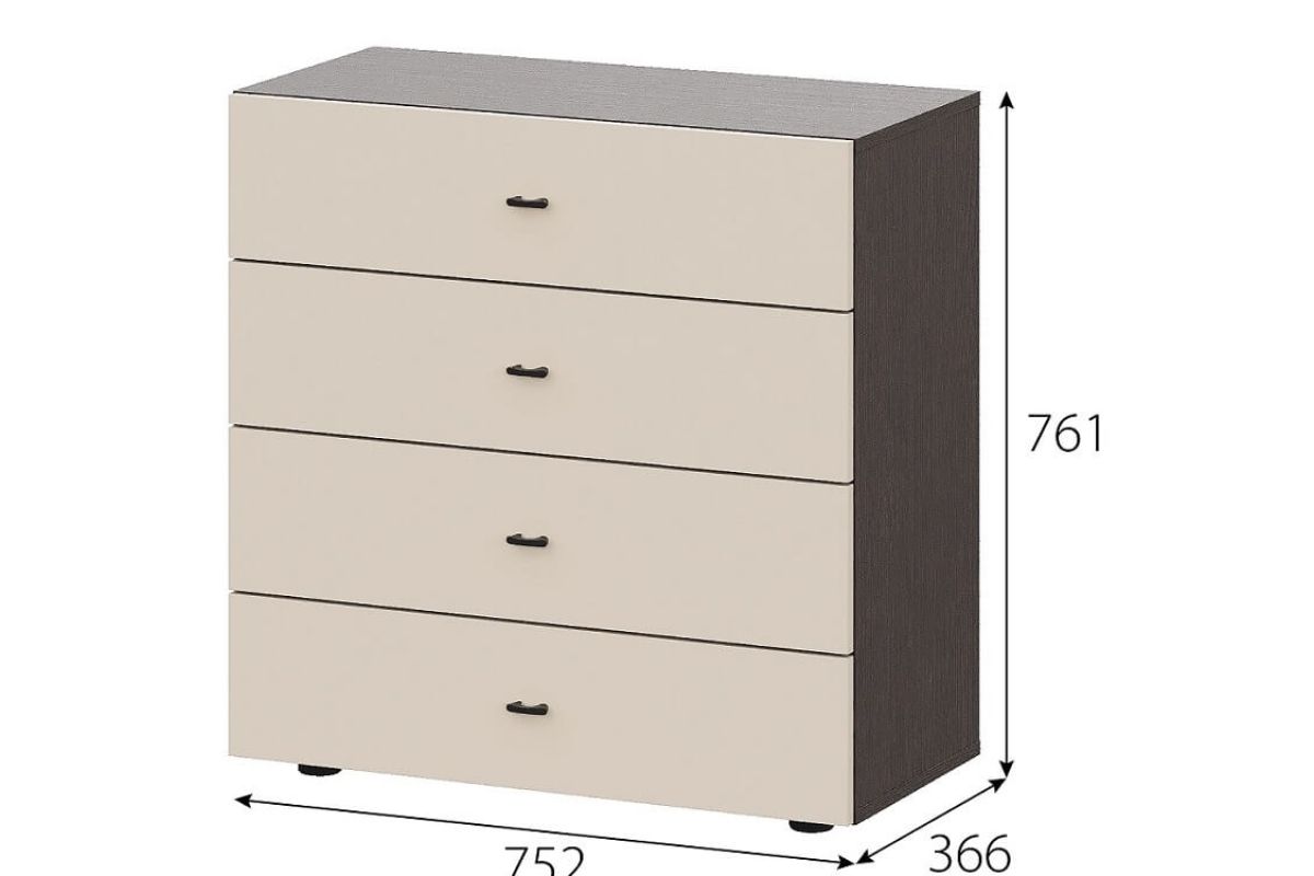 Комод "ГИЗА" (Венге/Меланж)