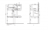 Стальной каркас для раковины Cielo Les Petites LPSTOR60 с проволочной сеткой 60х30х40 см схема 2