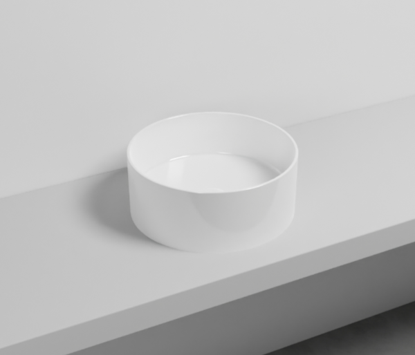 Раковина накладная Cielo Theo THLAT круглая, диаметр 40 см