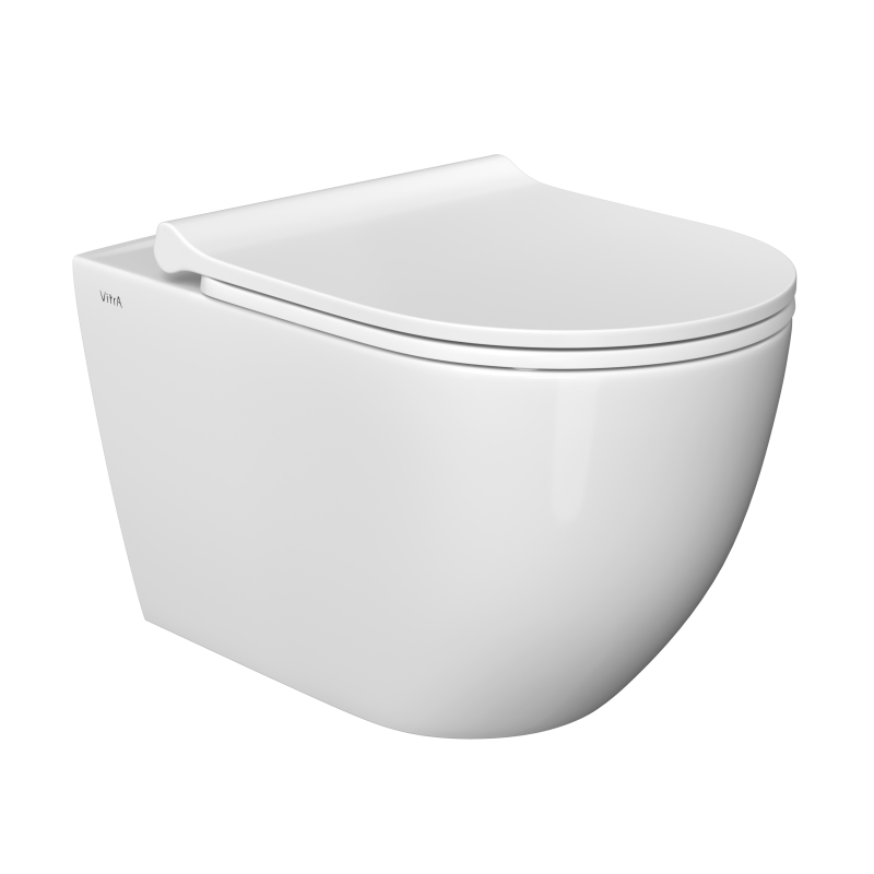 Подвесной унитаз VitrA Mia Round безободковый SmoothFlush белый 7510B003-0075
