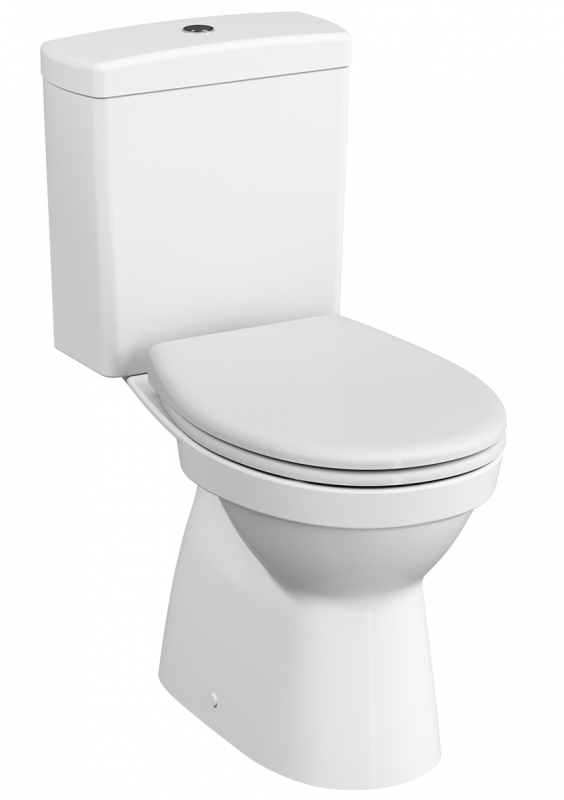 Унитаз-компакт напольный VitrA S10 с сиденьем микролифт белый 9822B003-7204