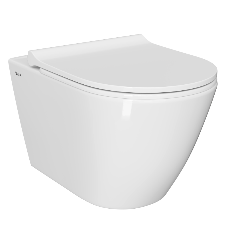 Подвесной унитаз VitrA Sanibelle безободковый SmoothFlush белый 7551B003-0075