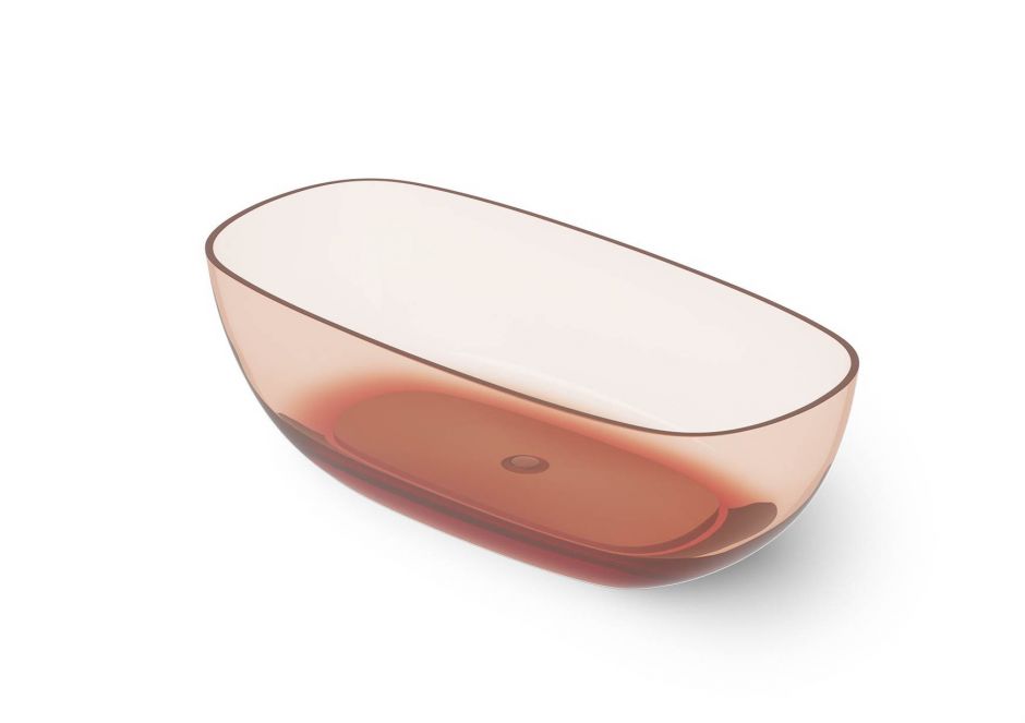 Ванна Dea Design Modern DD8666 1800 R9 180x85xh54 см слив по центру Brown Copper R9