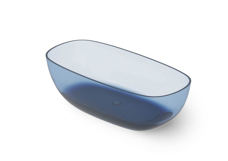 Изображение Ванна Dea Design Modern DD8666 1800 R7 180x85xh54 см слив по центру Royal Blue R7