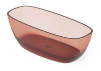 Ванна отдельностоящая Dea Design Soul DD8630 1700 R5 170x72xh56 см Pomegranate R5 схема 1