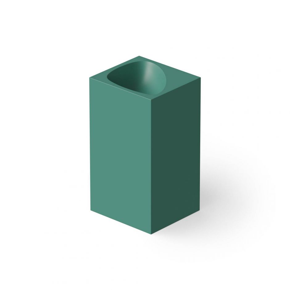 Изображение Раковина Dea Design DD2024 495 10 49,5x45,5xh88 см квадраной формы напольная Green №10