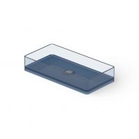 Раковина Dea Design DD9010 800 R7 80x40xh14,5 см накладная настольная Royal Blue R7 схема 1