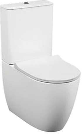 Унитаз-компакт напольный VitrA Sento с сиденьем микролифт белый 9830B003-7203