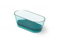 Ванна отдельностоящего монтажа Dea Design Shadow DD8606 1600 R8 160x70xh58 см Lake Water Blue R8 схема 1