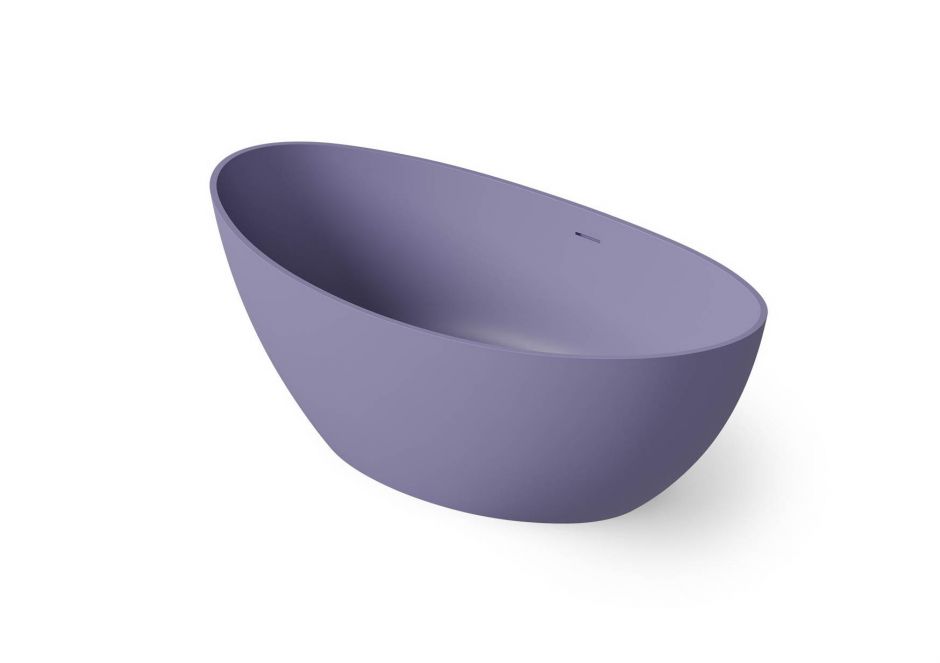 Ванна Dea Design Elegant DD8643 1600 14 со сливом по центру 1600 160x80xh55 см Lilac №14