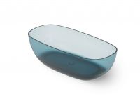 Ванна Dea Design Modern DD8666 1800 R11 180x85xh54 см слив по центру Dark Blue R11 схема 1