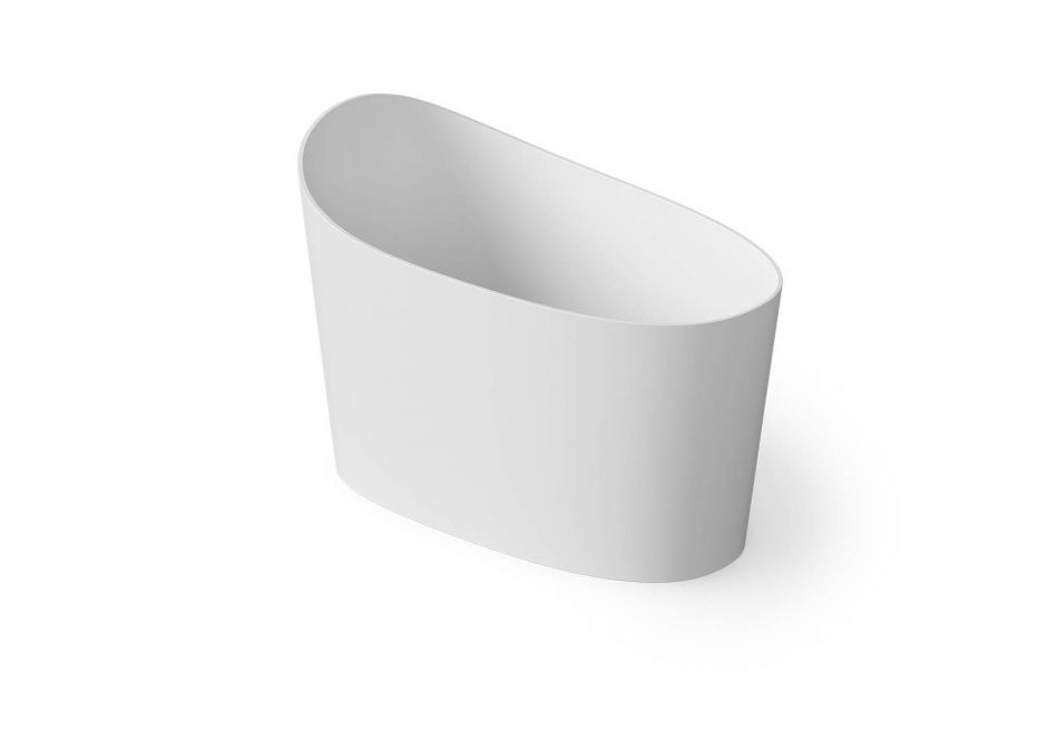 Ванна из искусственного камня Dea Design Single DD8700 1300 18 отдельностоящая 1300 130x70xh85 см White №18