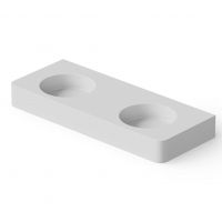 Раковина настольная Dea Design DD9081 1200 18 120x48xh14 см White №18 схема 1