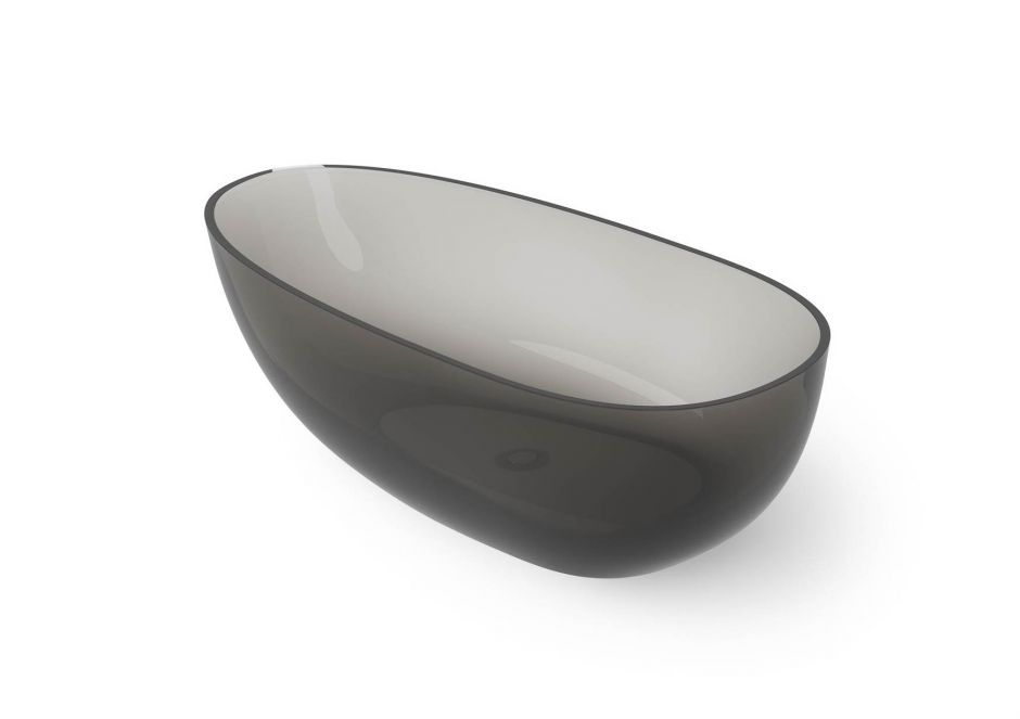 Ванна Dea Design Modern DD8608 1500 R4 150х76хh54 см отдельностоящая Smoky Black R4