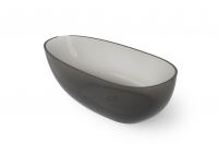 Ванна Dea Design Modern DD8608 1500 R4 150х76хh54 см отдельностоящая Smoky Black R4 схема 1