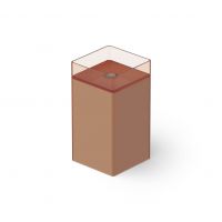 Раковина Dea Design DD2017 400 R9 40x40xh85 см напольная установка Brown Copper R9 схема 1