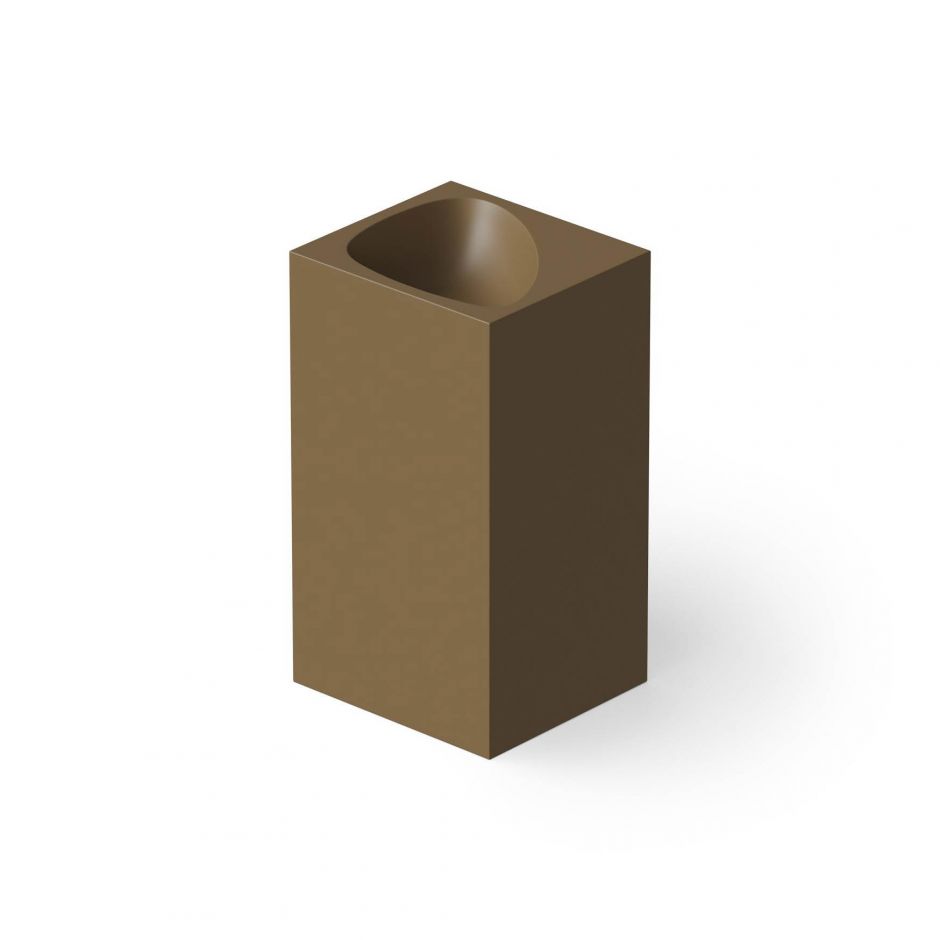 Изображение Раковина Dea Design DD2024 495 1 49,5x45,5xh88 см квадраной формы напольная Dark Camel №1