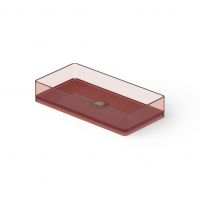 Раковина Dea Design DD9010 800 R5 80x40xh14,5 см накладная настольная Pomegranate R5 схема 1