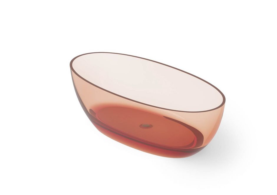 Ванна овальная Dea Design Nature DD8647 1700 R9 170x80xh55 см Brown Copper R9