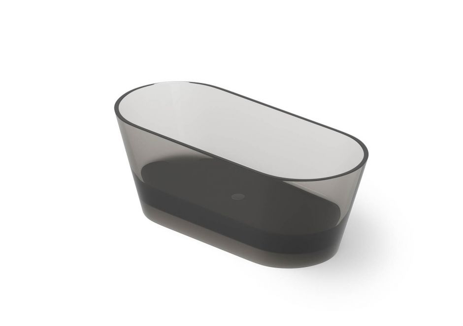 Ванна отдельностоящего монтажа Dea Design Shadow DD8606 1600 R4 160x70xh58 см Smoky Black R4