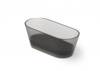 Ванна отдельностоящего монтажа Dea Design Shadow DD8606 1600 R4 160x70xh58 см Smoky Black R4 схема 1