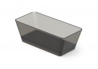 Ванна прямоугольная Dea Design Modern DD8603 1500 R4 150x68xh56 см Smoky Black R4 схема 1