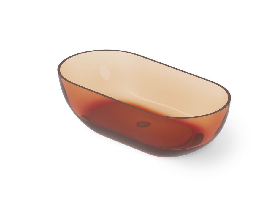 Овальная ванна Dea Design Shadow DD8619 1550 R1 155x77xh52 см Sunset R1