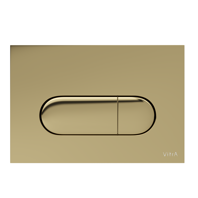 Кнопка смыва VitrA Root глянцевое золото двойный смыв 740-2224