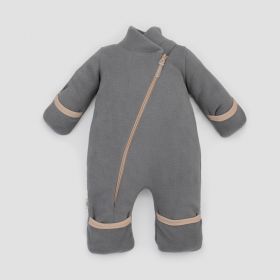 Комбинезон-поддева "Радуга-1",флис, серый