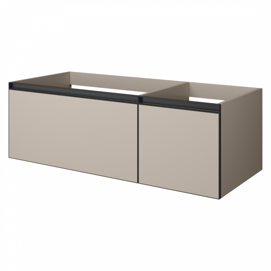 Тумба под раковину Armadi Art Quatro 790-M2-120, два блока (80+40), чаша слева ФОТО