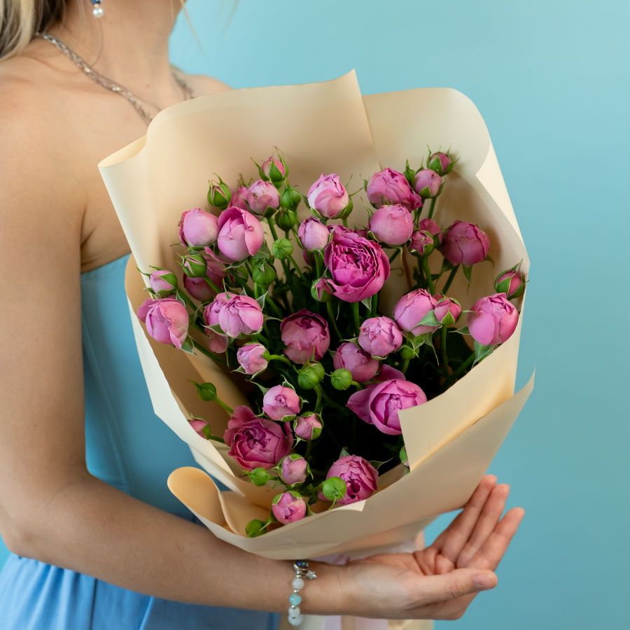 Кустовая роза (Мисти Баблз) от 5 шт