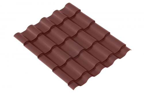 Металлочерепица Супер VERONA 0.5 MAT RAL 8017