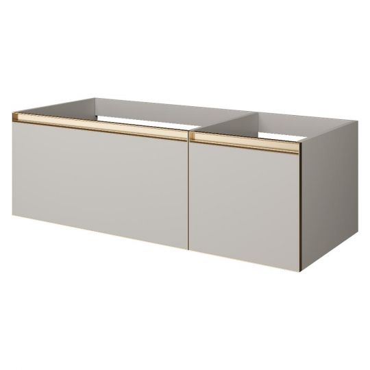 Тумба под раковину с подсветкой Armadi Art Quatro 790-M2-120, два блока (80+40), чаша слева схема 5