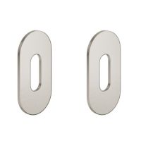 Накладка под межкомнатный замок DND BD80 P (Martinelli) матовый хром