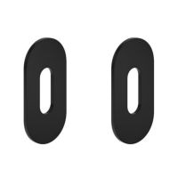 Накладка под межкомнатный замок DND BD80 P (Martinelli) матовый черный