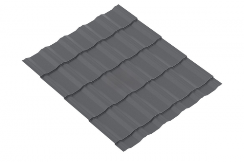 Металлочерепица Супер KRONA 0.5 Полиэстер RAL 7024