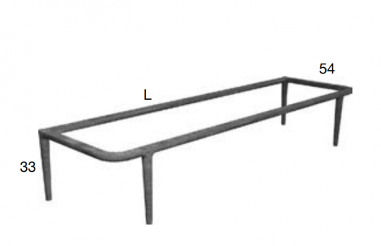 Структура из цельного дерева Antonio Lupi ILBagno ALLEGRO154