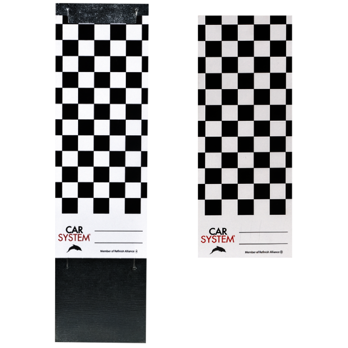 Carsystem Color Match Card Paper Пластина для тест-напыла с держателем, картон, упаковка 250 шт.