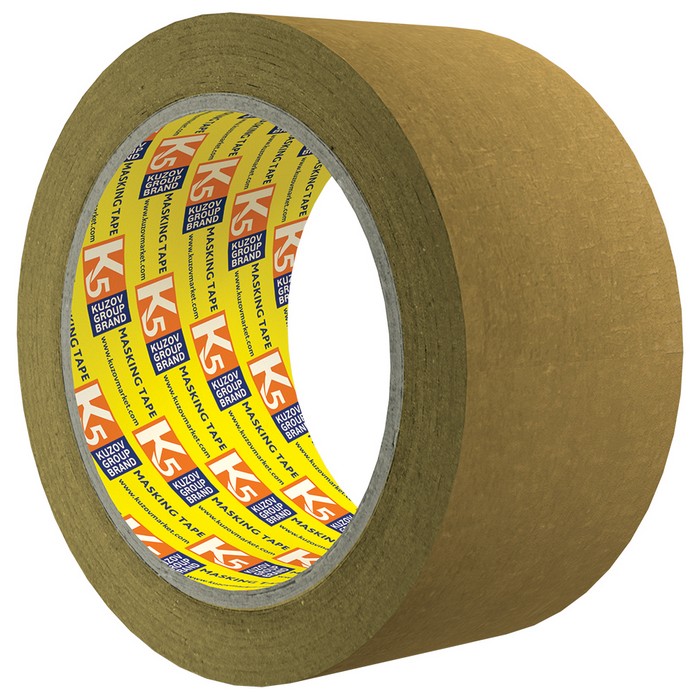 K5 Маскирующая лента (80°C) 25 мм x 40м коричневая