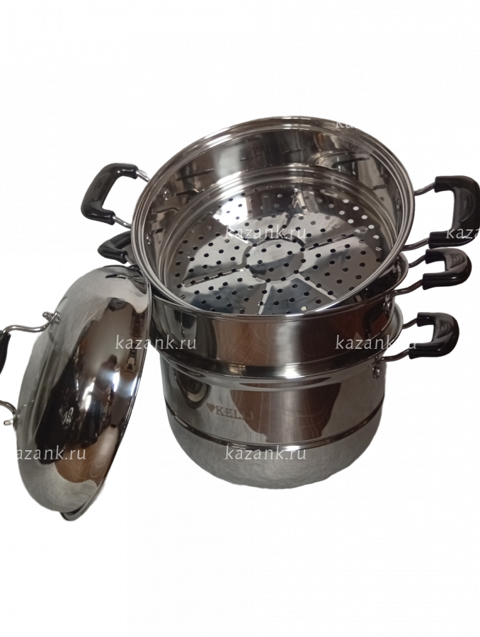 Мантоварка 6л, 3 уровневая 26см