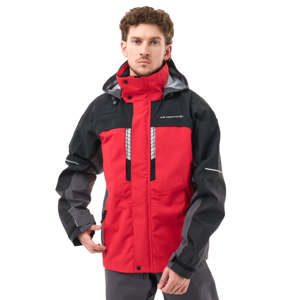 Мембранная куртка QUAD PRO Man Red - Black - Grey