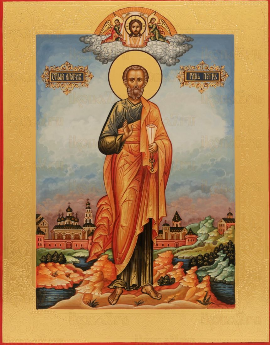 Икона Петр Апостол (UV-печать)(10120)