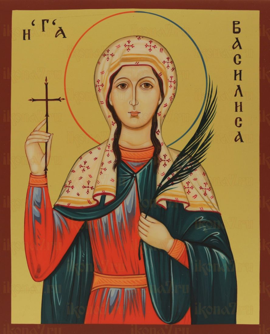 Икона Василиса Никомидийская (UV-печать)(10139)