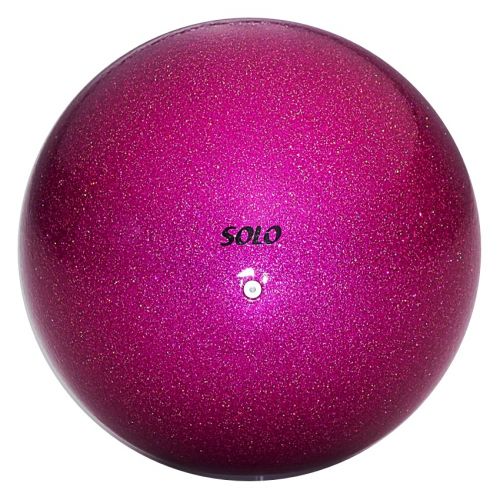Мяч с блестками 17 см Solo