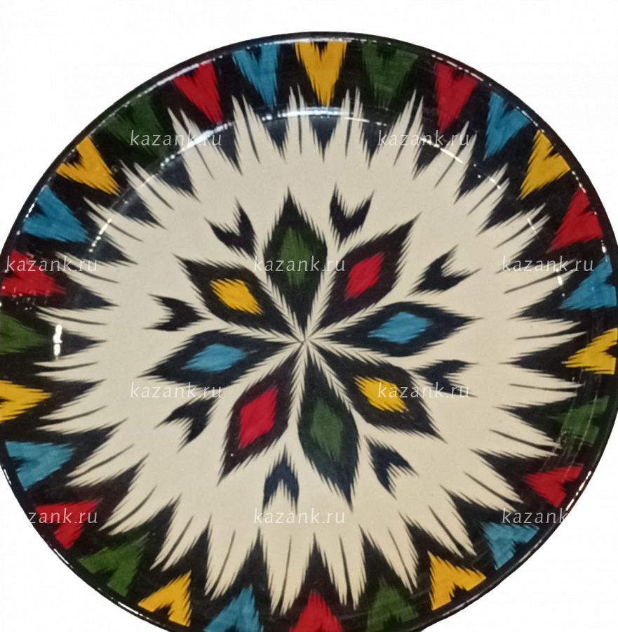 Ляган Риштaн 38 см, Aтлaс